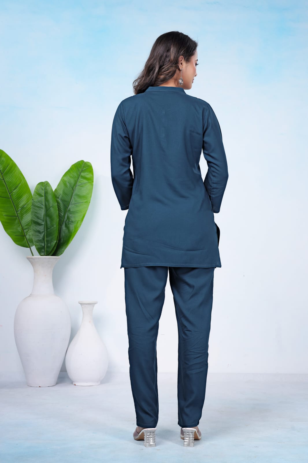 Morpich  Floral Embroidered Co-Ord Set